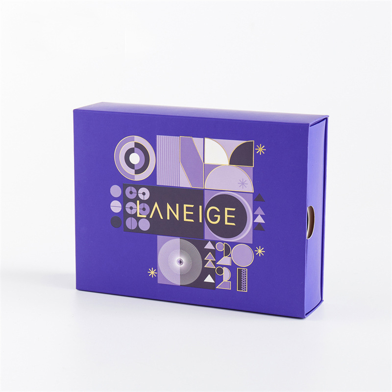 Custom Folding Gift Cardboard Box For Cosmetic Products With Plastic Tray