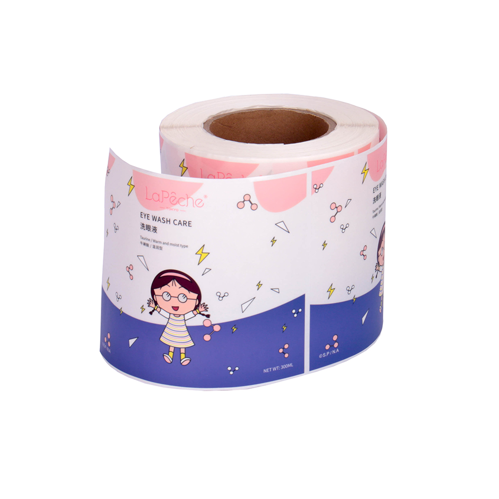 Custom Printed Roll Labels With Matte Varnishing