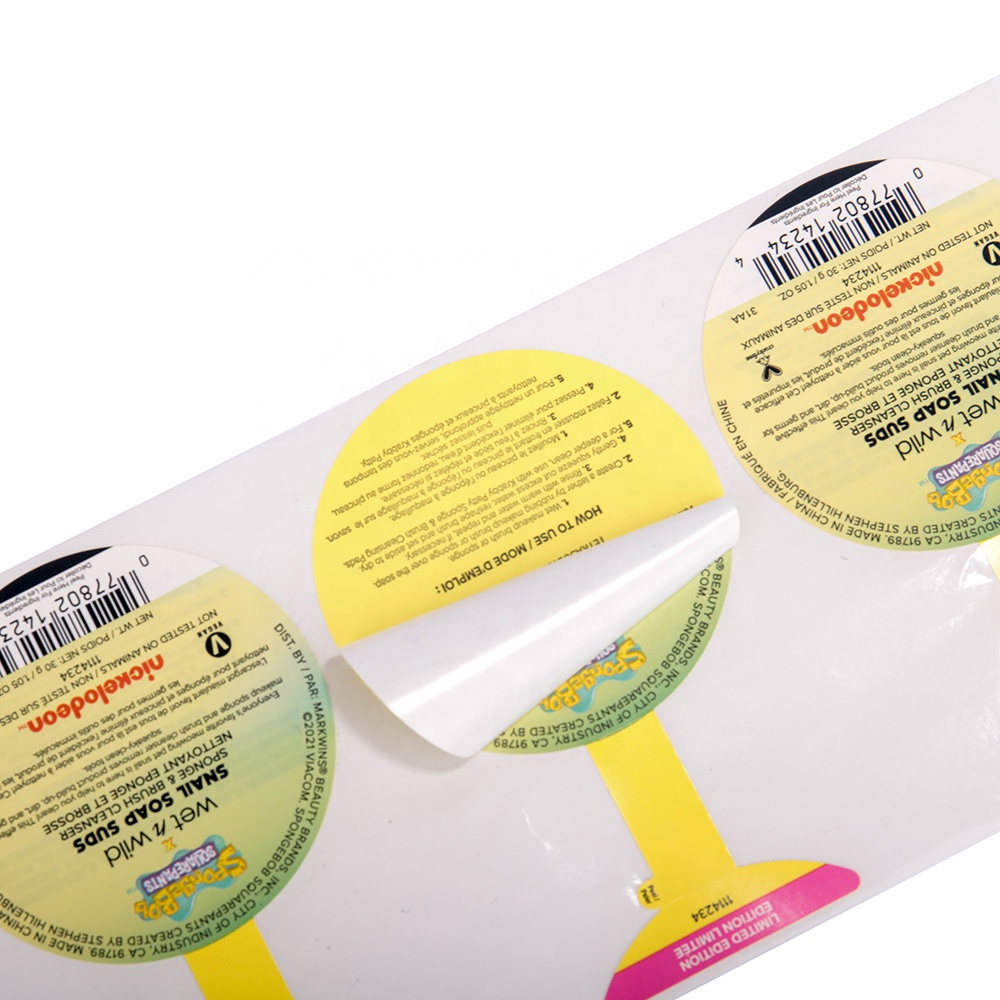 Custom Printed Multi-Layer Promotional Labels