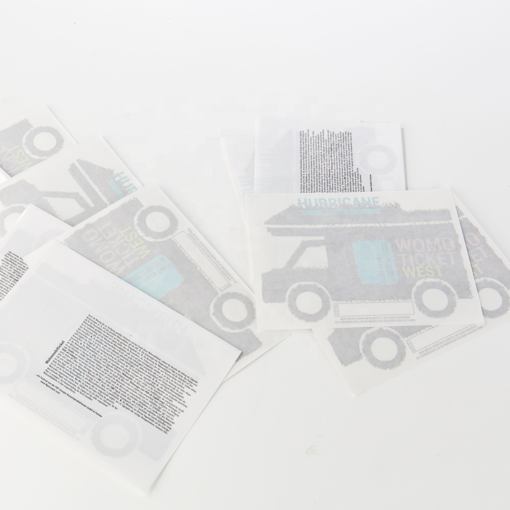 Custom Double Side Printed Warning Sticker Decal For Car Window