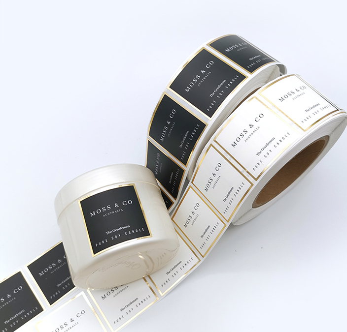 Eco-friendly Texture Paper Candle Labels