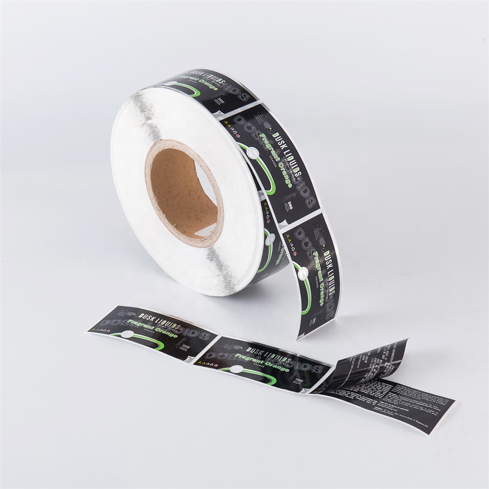 Custom Multi-Layer Vibrant Sticker Labels with Pearlized PP