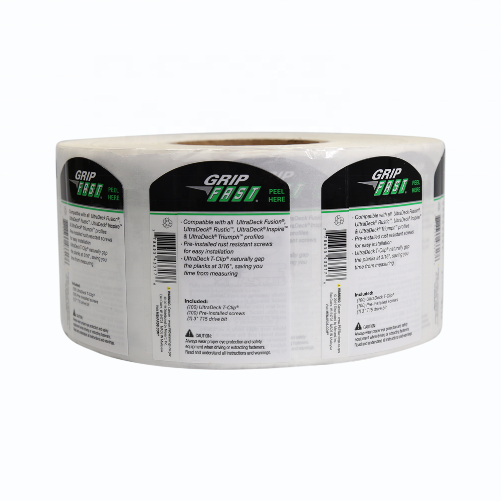 Custom Booklet Sticker Label For Machinery and Equipment parts Introduction