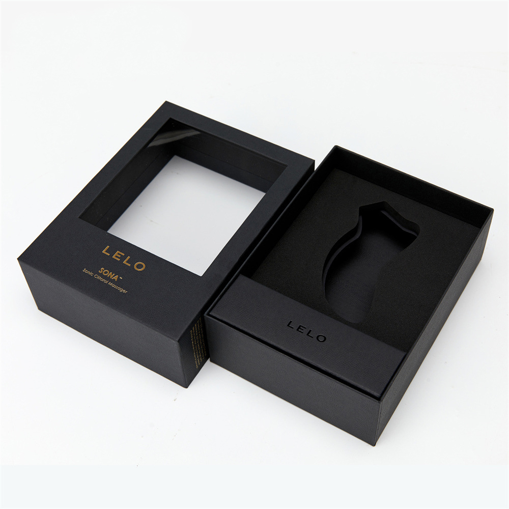 Custom Premium Packaging Window Box For Sex Toys With EVA Insert