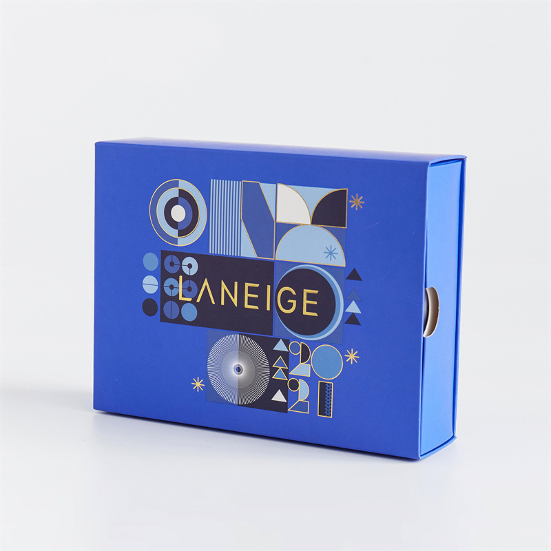 Custom Folding Gift Cardboard Box For Cosmetic Products With Plastic Tray