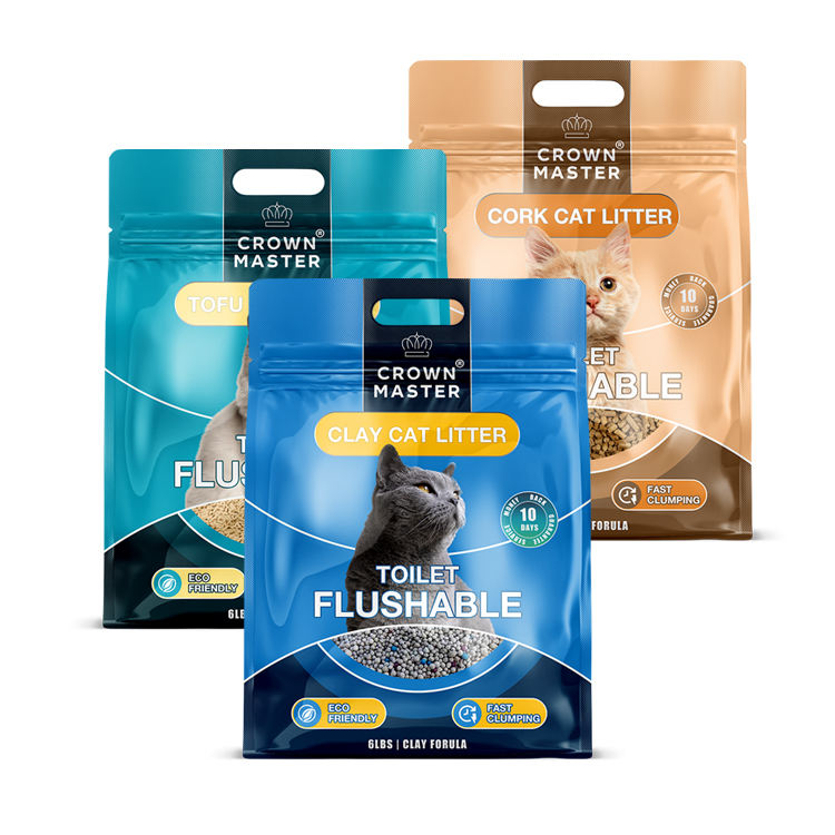 Custom Printing Aluminum Foil  Square Flat Bottom Plastic Mylar Packaging Bags