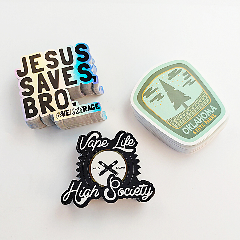 Waterproof Die Cut PVC Car Stickers