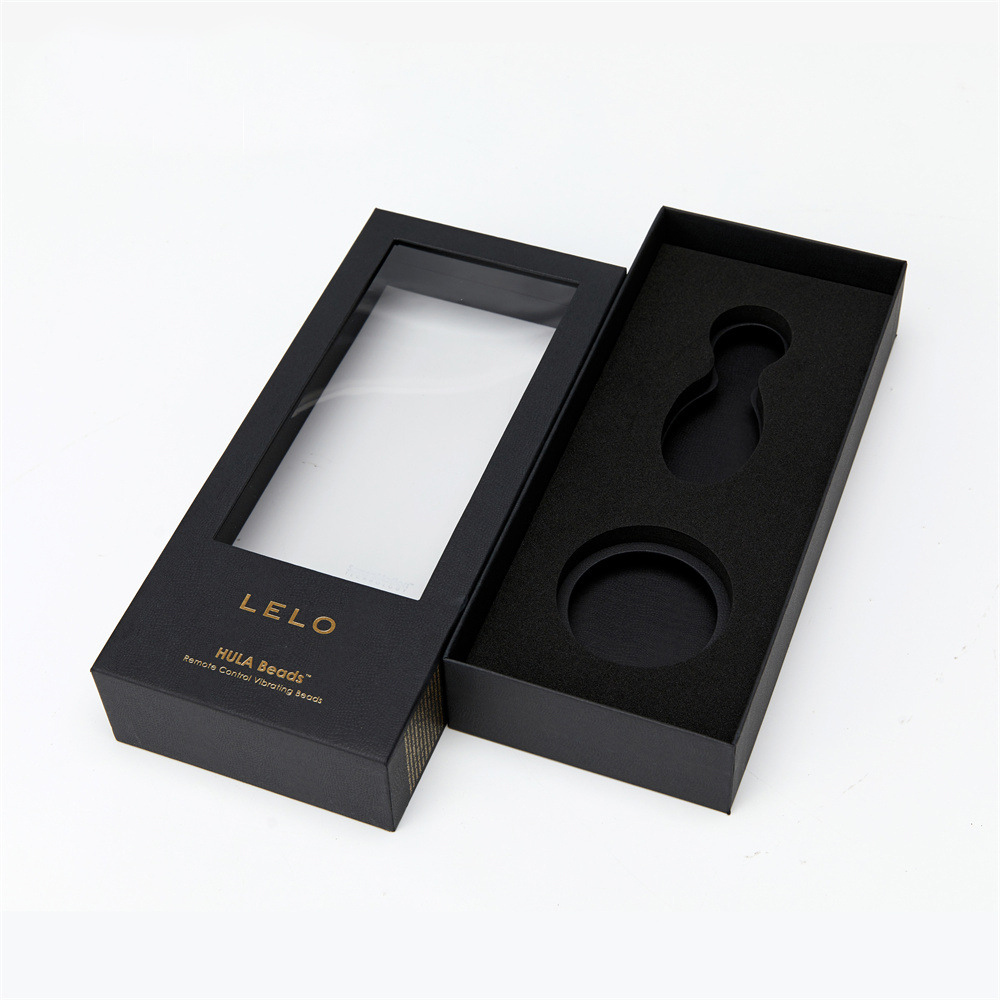 Custom Premium Packaging Window Box For Sex Toys With EVA Insert